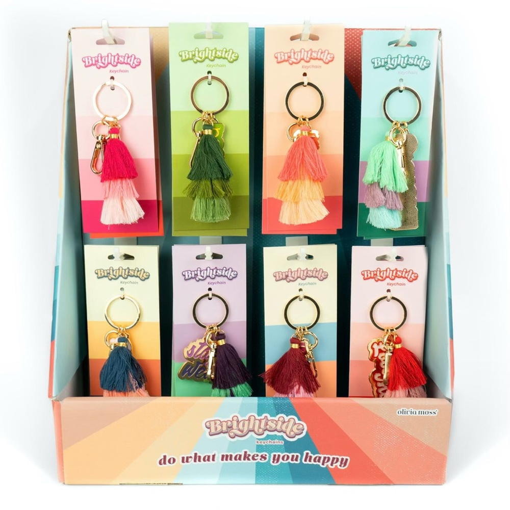 🌈 Olivia Moss, “Homebody” Brightside Keychain - Picture 3 of 16